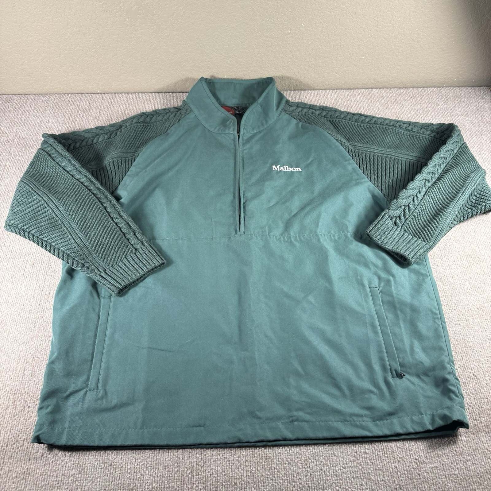 [outdoors Club] Remington Hybrid Half Zip Pullover Green Xxl