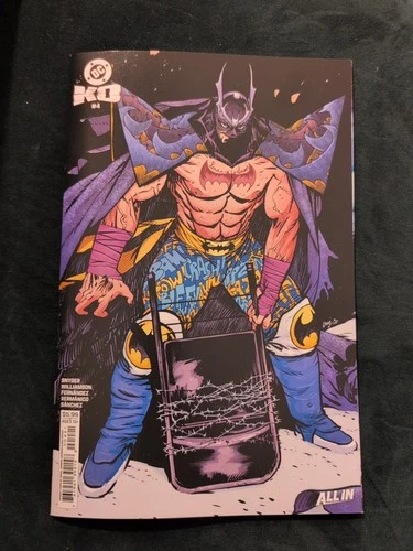 DC KO #4 DANIEL WARREN JOHNSON BATMAN WRESTLING VARIANT 1