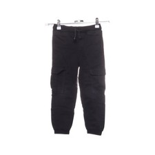 H&M, Cargohose, Gr&ouml;&szlig;e: 104, Schwarz, Baumwolle/Elasthan/Polyester #lXn