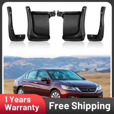 Fits 2013-2014 Honda Accord 2.4L 3.5L 2014 2.0L Front Rear Mud Flaps Set of 4