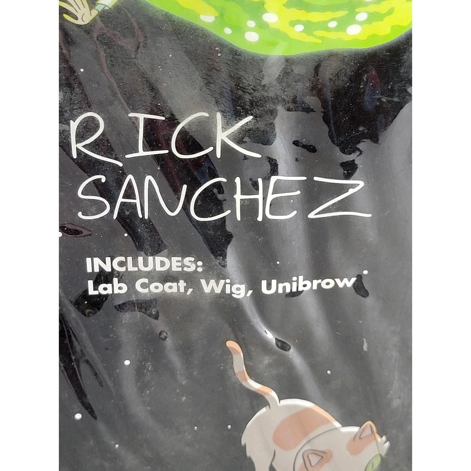 Peluca Abrigo de Laboratorio Rick and Morty Rick Sánchez Disfraz Adulto Espíritu Halloween LG/XL Foto 2 de 4