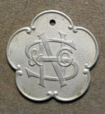 B864 Charge Coin: Philadelphia PA, Nathan Snellenburg & Co., T&J PA 750 SNEI,