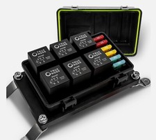 True Mods Relay Block Kit 6 Bosch Style Relays & Fuses W/ Tacoma Mounting Kit L8