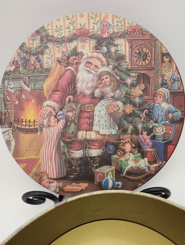 Hallmark Olde World Santa Claus und die Kinder Keks/Keksdose 1980er - Bild 6 von 14