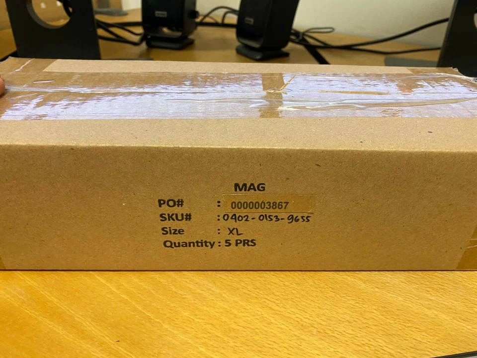 GUANTES AR 1 PRO / BLANCO / NEGRO / ROSA / (UNA CAJA CON 5 PARES) ( XL ADULTO) Foto 3 de 3