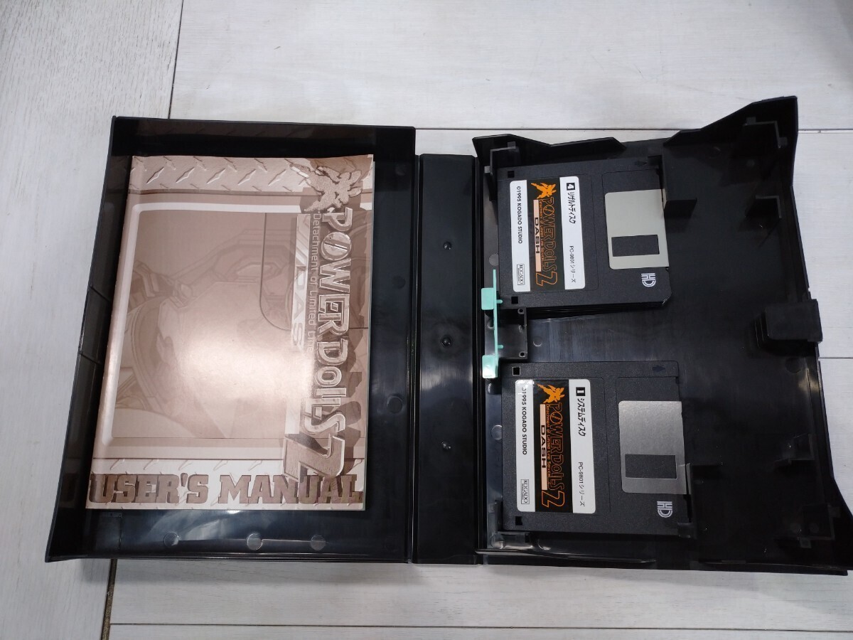 Power DoLLS 2 DASH PC-9801 Game 3.5in 2HD 6 Disks Kogado