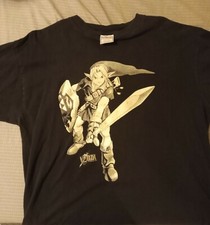 Vintage 1998 Zelda Ocarina Of Time Link Video Game Promo Tee T Shirt size XL