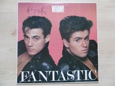 Andrew Ridgeley Autogramm signed Maxi-Cover 12" "Wham - Fantastic" Vinyl