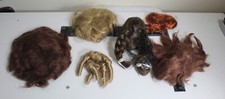 Doll Wig Lot of 5 Wigs 6 Total Pieces Various sizes and colors