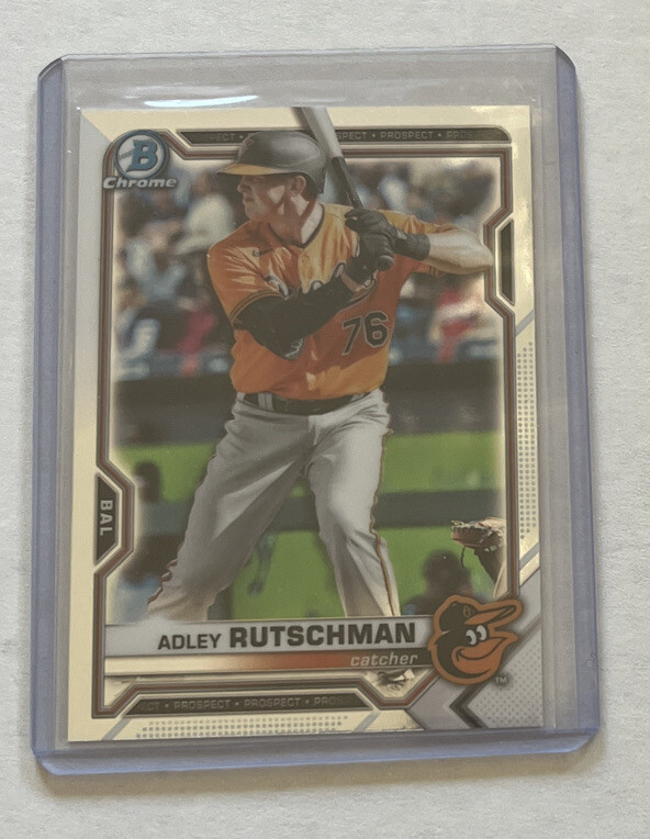 2021 BOWMAN CHROME PROSPECTS ADLEY RUTSCHMAN  BCP-241 BALTIMORE ORIOLES