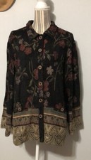 Vintage Sag Harbor Tapestry Floral Balzer Size14
