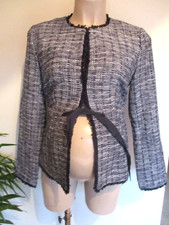 Seraphine The Work Edit Maternity Smart Blue Woven Jacket Blazer Size 8 Bnwt