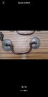 Older Set Of 6 Brass Cabinet Wire Pulls — photo 4
