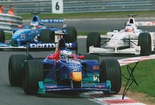 Jean Alesi "Sauber" Autogramm signed 20x30 cm Bild