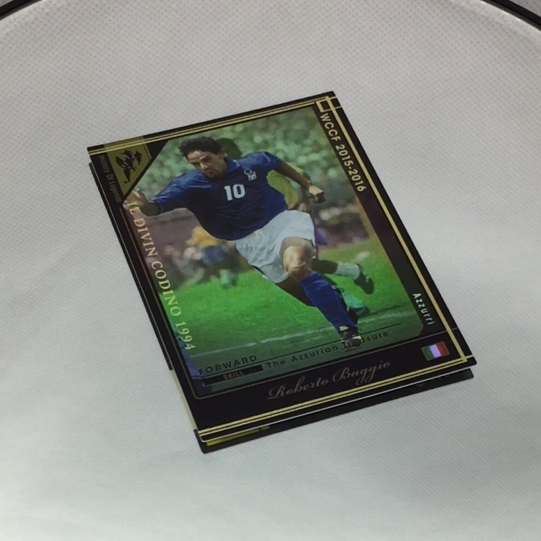 Panini WCCF 2015-16 Roberto Baggio Black Refractor Azzuri HOLE