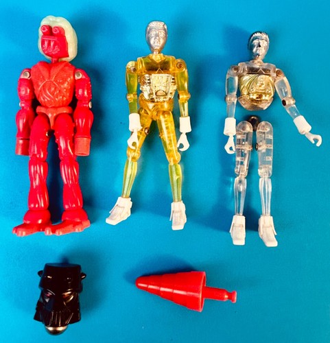 1976 Mego Micronauts Figures & Parts Lot Membros Time Traveler Baron Karza