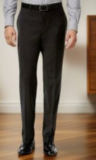 Calvin Klein Mens Wool Infinite Stretch Suit Pants Charcoal Size 40W x 32L NWT