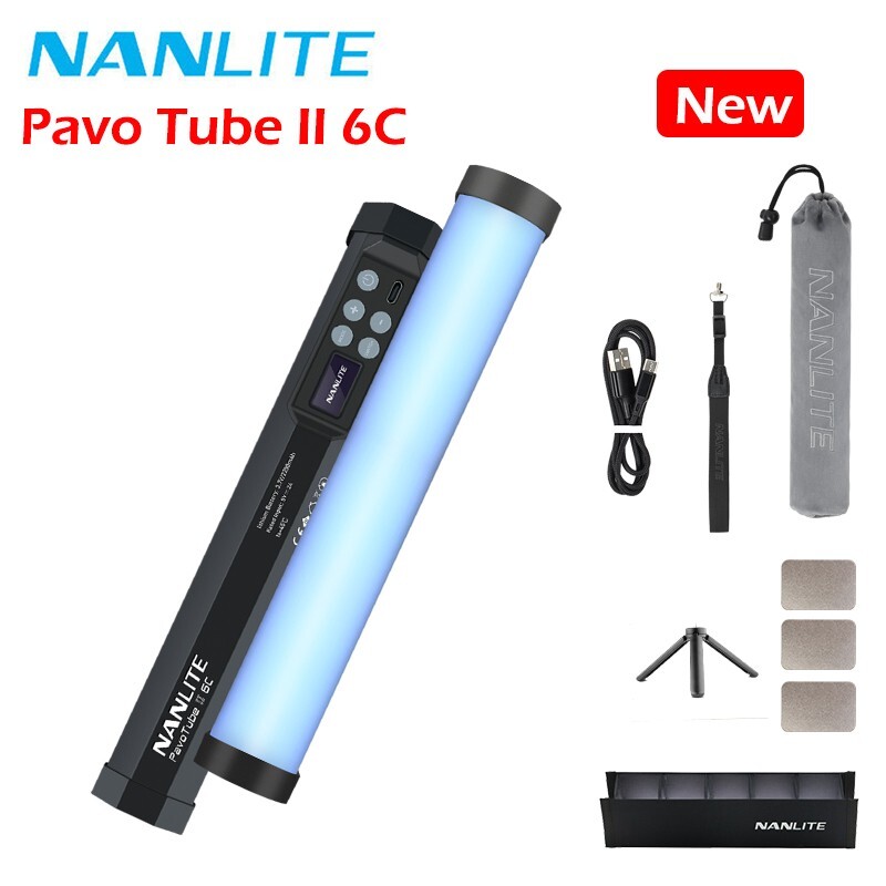 Nanlite PavoTube II 6C LED Tube Soft Light Stick Handheld Nanlite PavoTube II 6C LED Tube Soft Light Stick Handheld