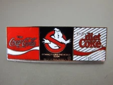 RARE Vintage 1982 Coca-Cola/Diet Coke Ghostbusters Coming to Save World Soon Pin