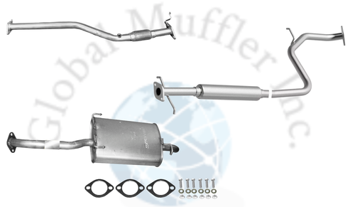 Magnaflow Direct-Fit Rear Muffler Kit | Hyundai Accent (00-05) (108-0063)