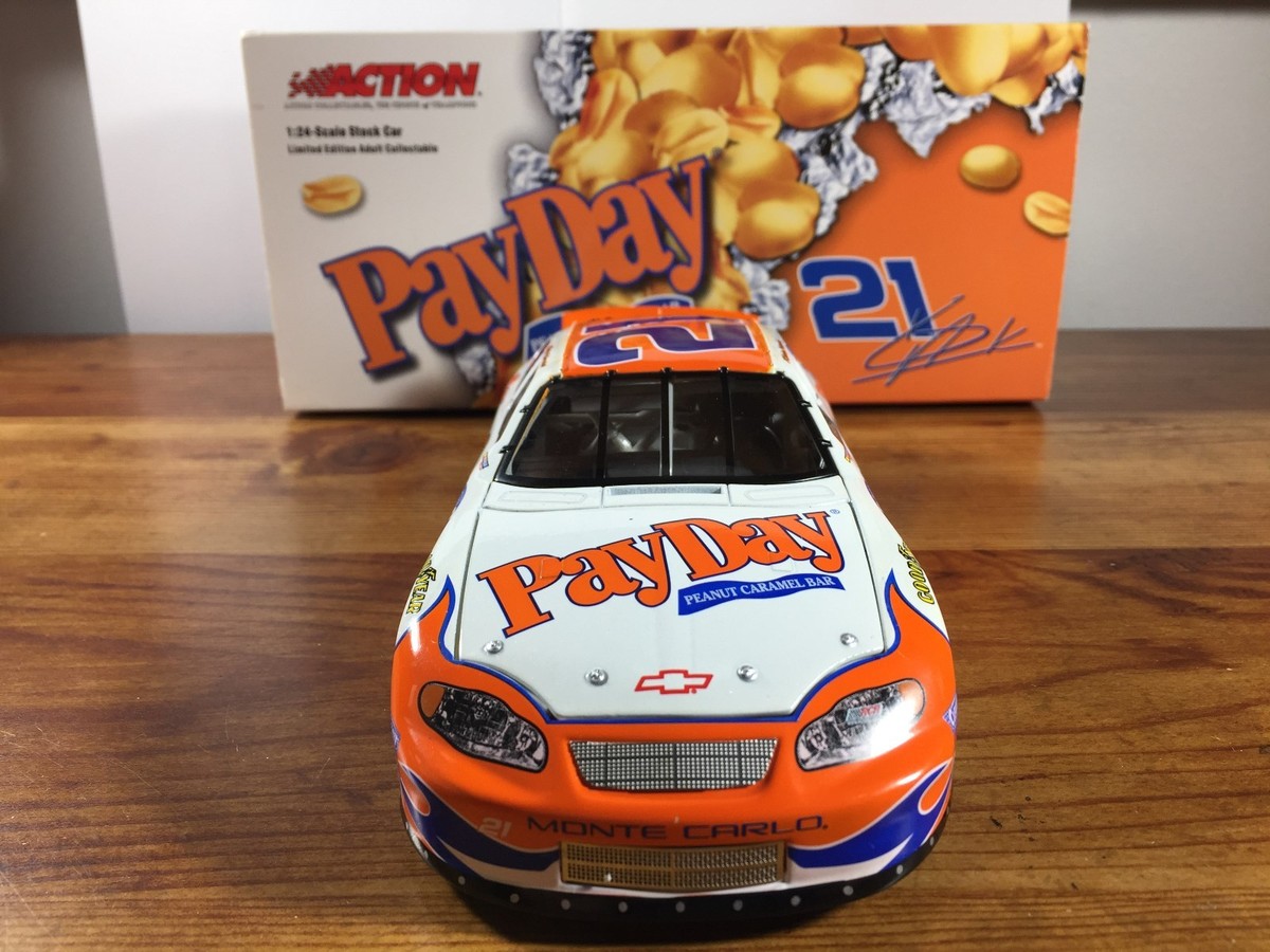 2003 Action KEVIN HARVICK #21 PayDay Diecast Nascar 1/24 | eBay