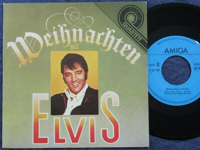 ELVIS PRESLEY Weihnachten.../DDR diff.Lab. 4-track SP 1988 AMIGA QUARTETT 556190