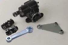 Vega Steering Gear Box Pitman Arm Mounting Bracket Kit &2 U Joint Street Rat Rod
