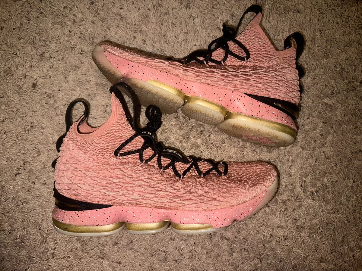 Nike LeBron XV LMTD Rust Pink 15 AllStar Hollywood Walk of Fame Size 15 2018