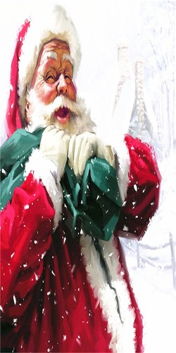 Large Santa Claus Birds 5D Diamond Painting Cross Stitch Art Embroidery Picture - Picture 12 of 17