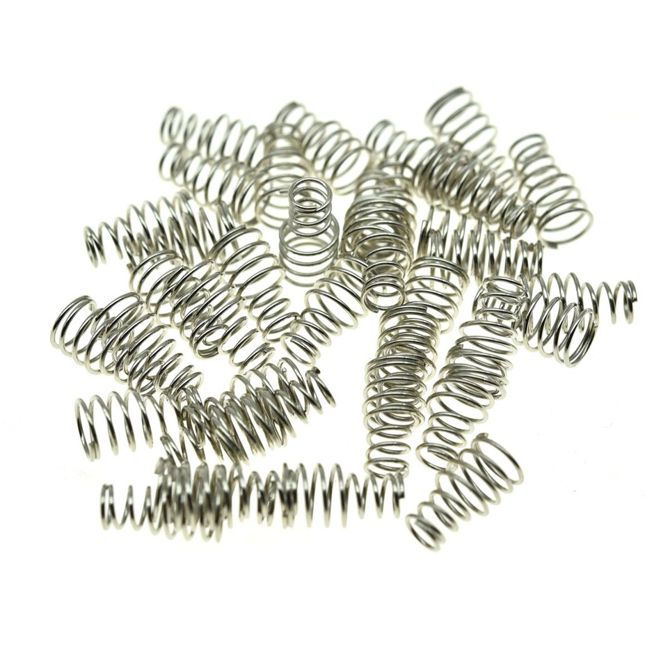 Spring Coil Thread Box 50x Metric Thread M3 Single Coil Pickup Mounting Screws & Springs fit ...