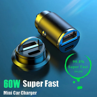 30W Dual USB KFZ Ladegerät für iPhone 14 (Pro, Max, Plus) mit PD PPS und QC 3.0
