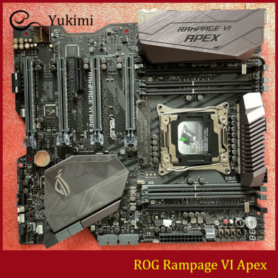 FOR ASUS ROG Rampage VI Apex DDR4*4 64GB LGA 2066 E-ATX Motherboard Test OK
