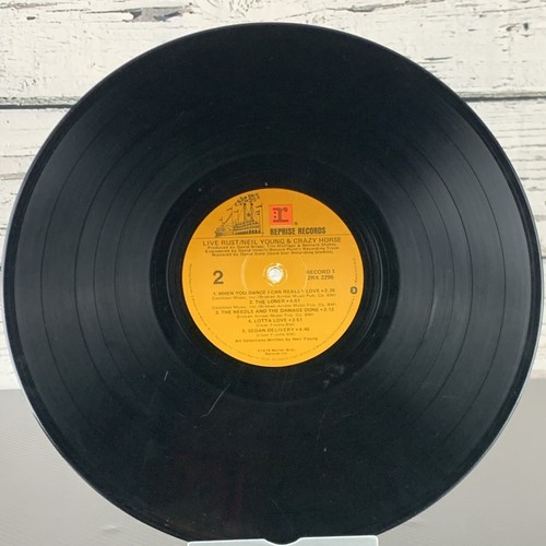 Neil Young  Crazy Horse - Live rust  [33 RPM LP Double Record 1979] Gatefold - Picture 11 of 18