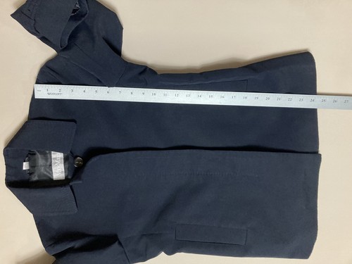 Max Mara Navy Jacke Gr. 2 Cinch Cuff Damen gefüttert 20 - Bild 12 von 21