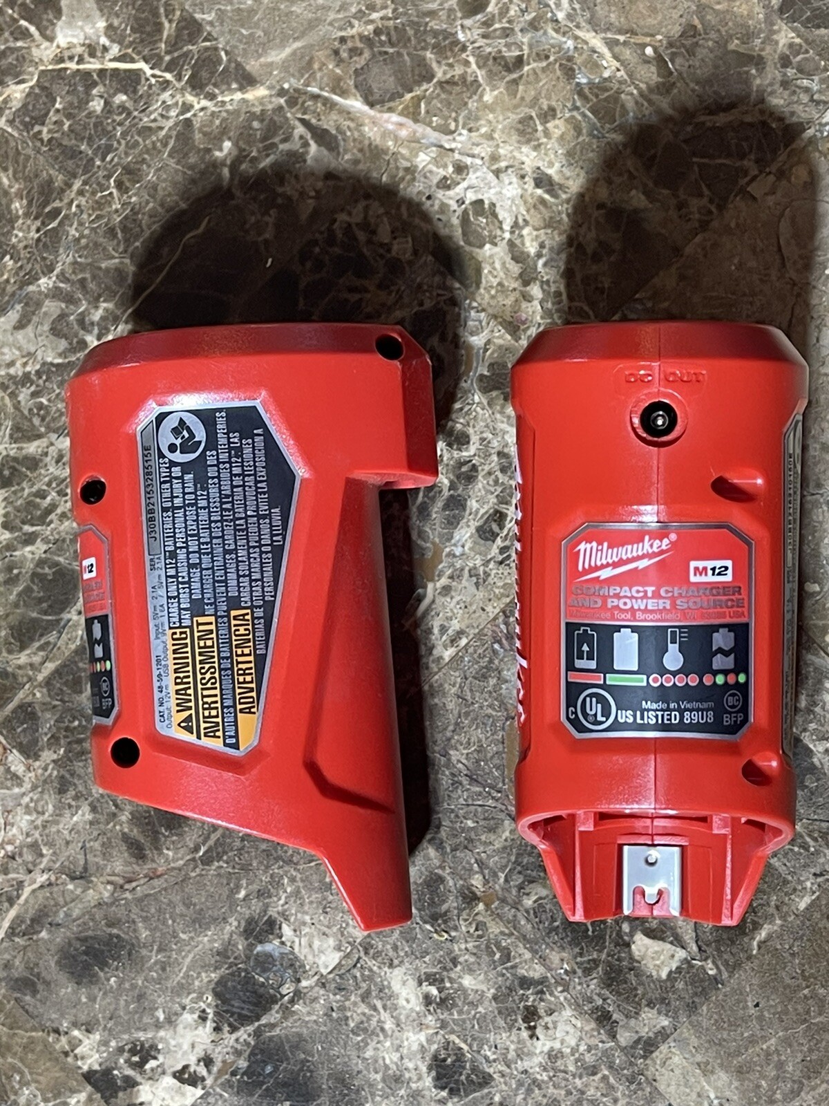 USED Genuine Milwaukee M12 Compact Charger + Power Source + Heated  48-59-1201