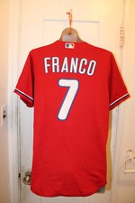 MAJESTIC Philadelphia Phillies Maikel Franco #7 Red Alternate Cool Base Jersey S