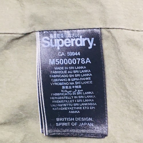 SuperDry Field The Rookie Jacket Men's Size M Army Green Full Zip Military Cargo - Picture 22 of 23