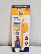 Arm & Hammer for Pets Tartar Control Kit for Dogs Toothpaste & Toothbrush Beef