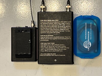 Lectrosonics UCR411A  Receiver, UM400a Wireless Transmitter  & M152 Lav Block 21