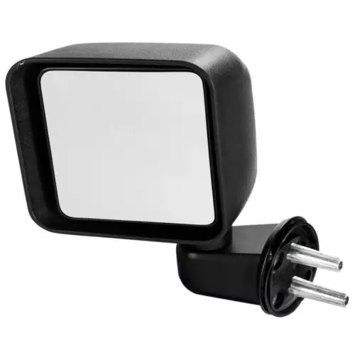 Left Driver Side Mirror for 2007-2008 Jeep Wrangler (JK) Manual folding Black