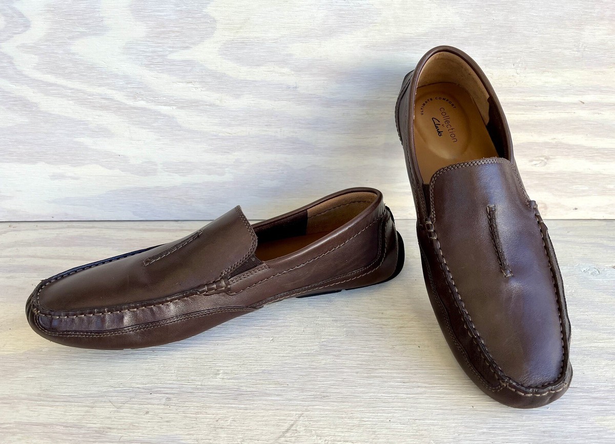 Clarks Ultimate Comfort Collection Chocolate Brown Leather  display picture 3