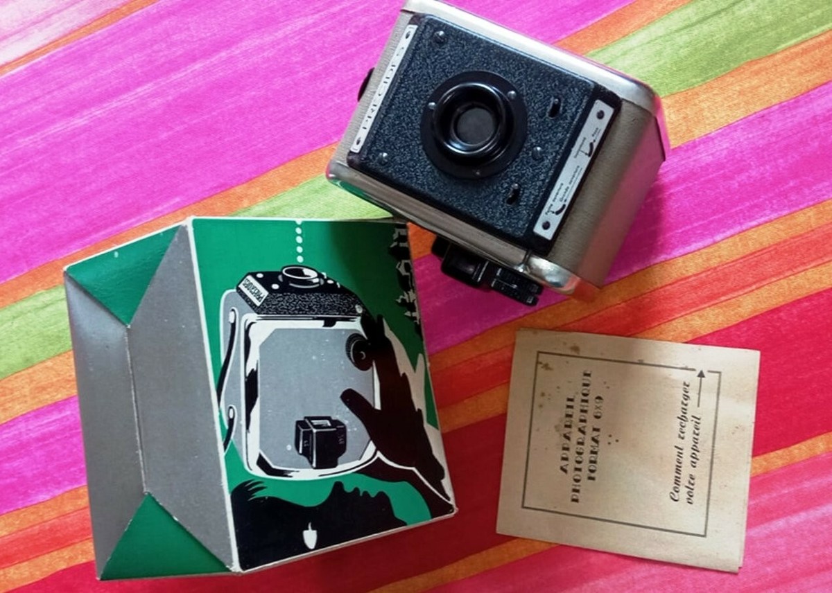 APPAREIL PHOTO CORONET REX made in France format 6x9 objectif Ménisque