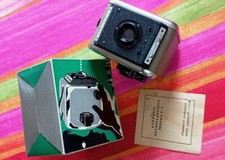 Appareil photo ancien type box au format 6x9, rare MAPED Précidès - France 1950