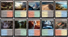 10 Dual Land - Khans of Tarkir - 1x of each - MP-NM - Sets - Magic MTG FTG