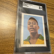 1958 Editora Aquarela Brasil - Blue Number #10 Pelé ROOKIE! SGC 3 only 7 higher!
