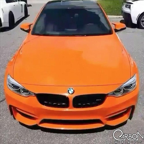 Película envolvente de vinilo naranja brillante Avery Dennison SW900 Supreme para automóvil | 373-O - Imagen 9 de 13