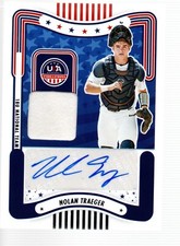 2024 USA Stars & Stripes 18U Nat'l Team Auto Jersey PE #SM-NT Nolan Traeger