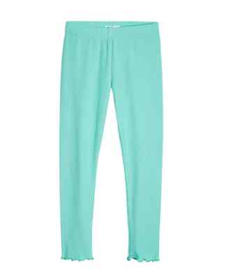 EPIC THREADS Little Girls Ribbed Legging Lettuce Hem Opal PICK SIZE