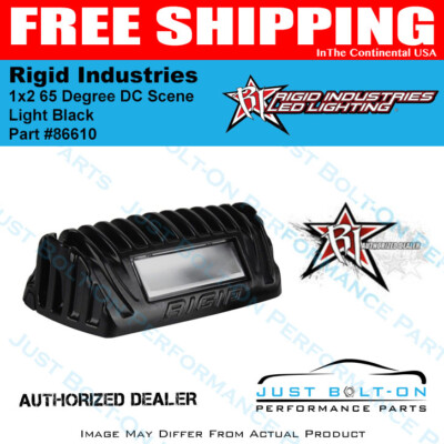 Rigid Industries 1x2 65 Degree DC Scene Light Black