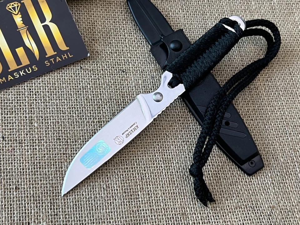 Kizlyar Rusia AUS8 cuchillo de caza inoxidable cuchillo táctico al aire libre hecho a mano Foto 4 de 4